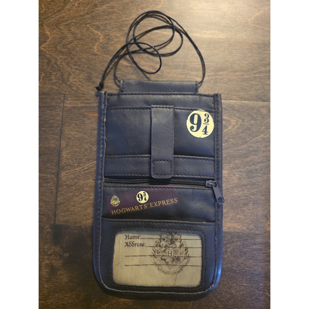 Official Limited Hogwarts Dark Brown Money Bag/Pouch Passport Holder